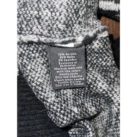 Rock Republic Hooded V-Neck Animal Leopard Print Sweater Size XL - Picture 13 of 15